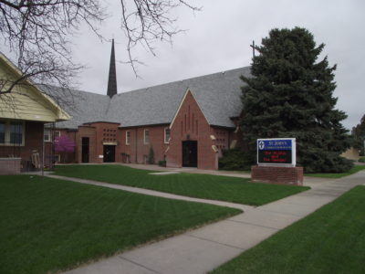 Front of St. John's Lutheran Church